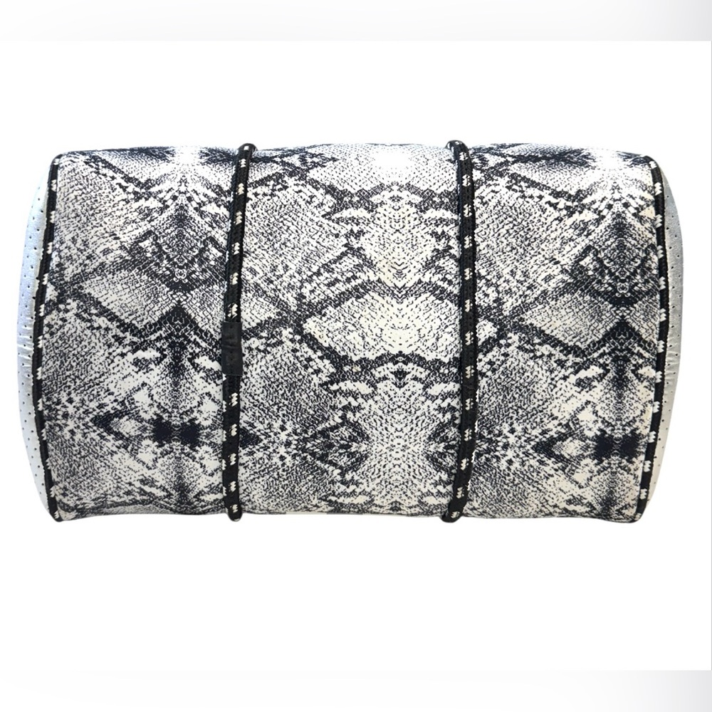 Python Print Neoprene Silver Tote Bag - Picture 6 of 8